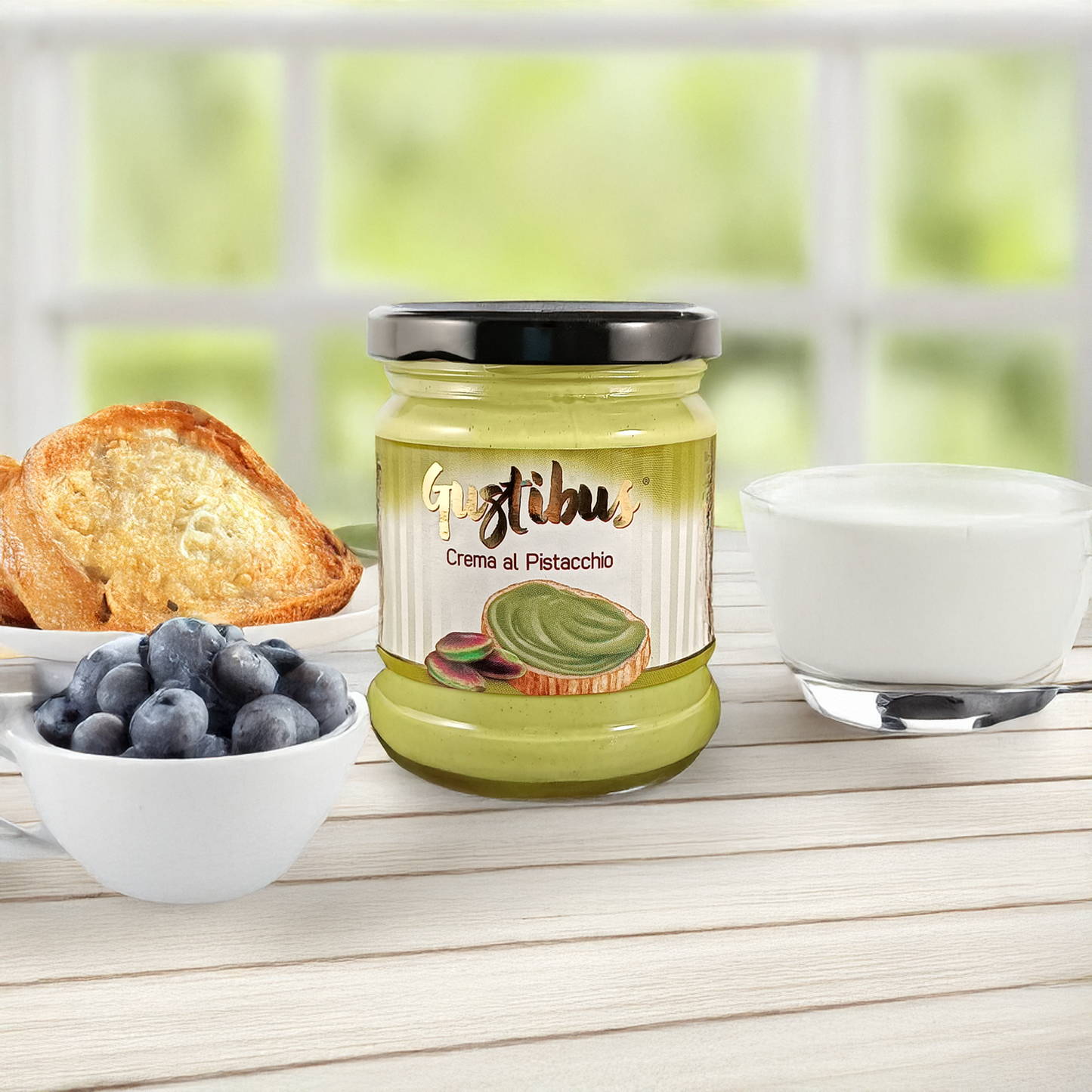 Gustibus Creme al Pistacchio - Pistaziencreme - made in Italy - 190g