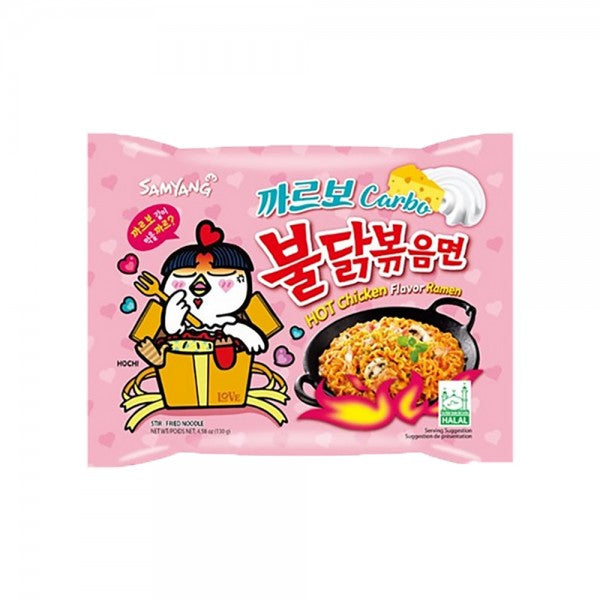 Samyang Buldak 10er Pack Carbonara Hot Chicken Flavor Ramen (10x140g)